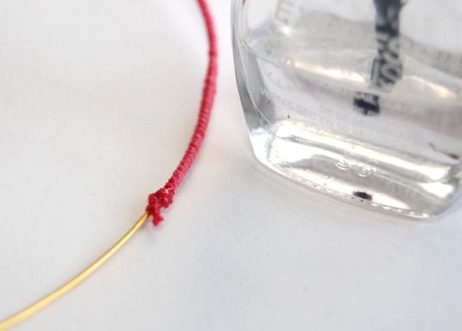 Отстрани излишния конец