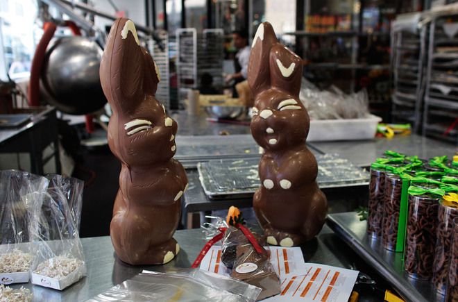 Шоколадови зайчета