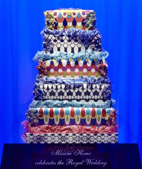 Сватбена торта по дизайн на Missoni Home