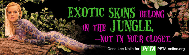 Джина Лий Нолин за ПЕТА