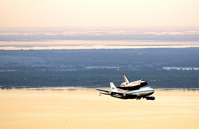 Совалката над щата Флорида