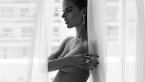 Алесандра Амбросио бременна и гола