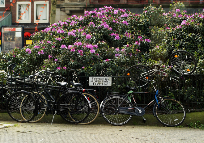 Амстердам - градът на велосипедите