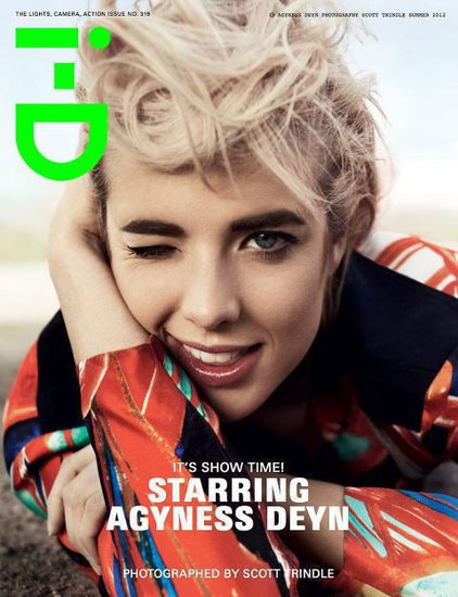 Агнес Дейн на корица на i-D
