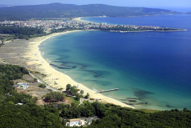 Приморско - Снимка от въздуха