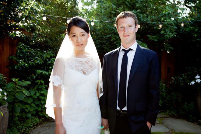 Сватбената снимка на Марк Цукърбърг