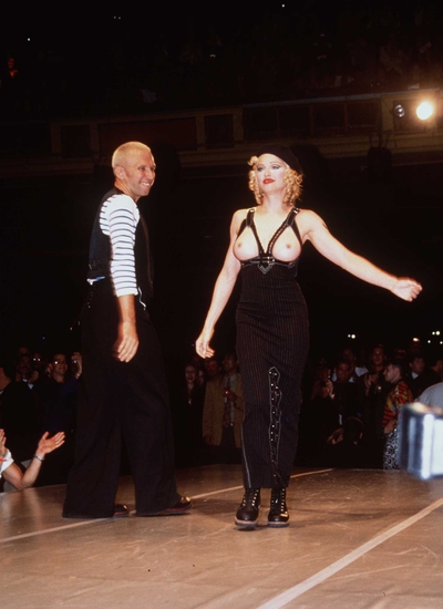 Мадона дефилира за Готие, 1992 г.