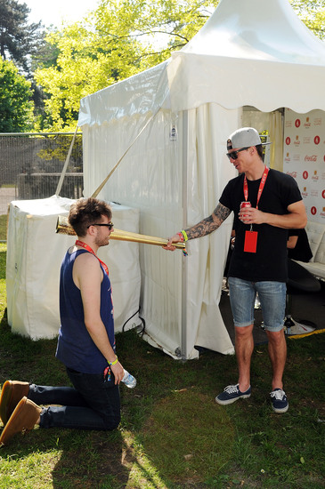 Рокзвезди с олимпийския огън