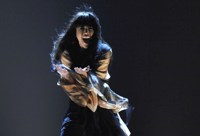 Лореен на националния финал в Швеция