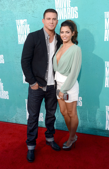 Кинонаградите на MTV 2012: Чанинг Тейтъм с жена си