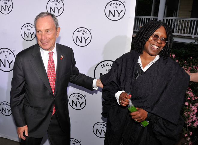 Майкъл Блумбърг и Упи Голдбърг