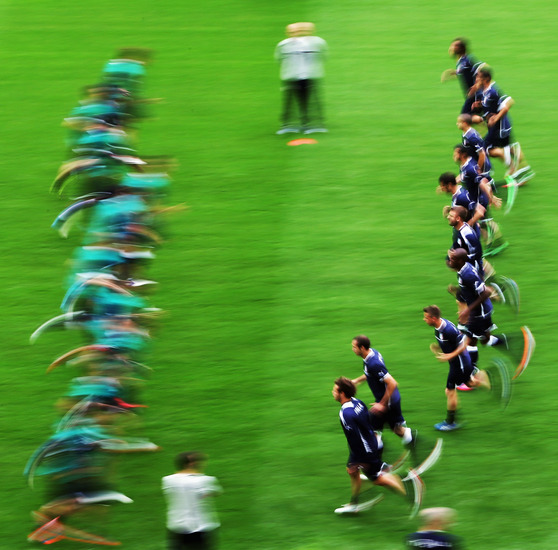 Евро 2012: Тренировка на Италия
