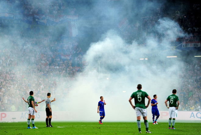 Евро 2012: Димка на мача Ейре-Хърватска