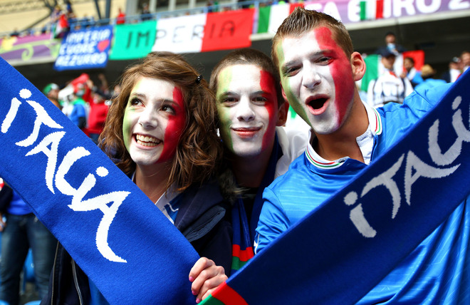 Евро 2012: Италиански фенове