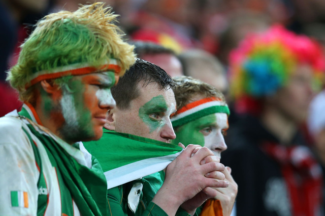 Евро 2012: Фенове на Ейре в траур