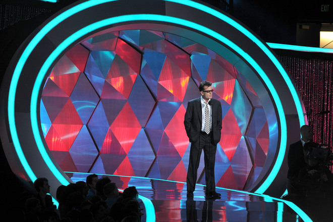 Чарли Шийн на кинонаградите на MTV