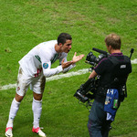Евро 2012: Кристиано Роналдо пред камерата