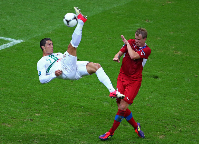 Евро 2012: Роналдо стреля срещу чешката врета