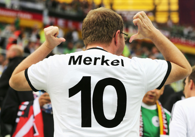 Евро 2012: Номерът на Меркел