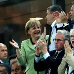Евро 2012: Аплаузи от Ангела Меркел