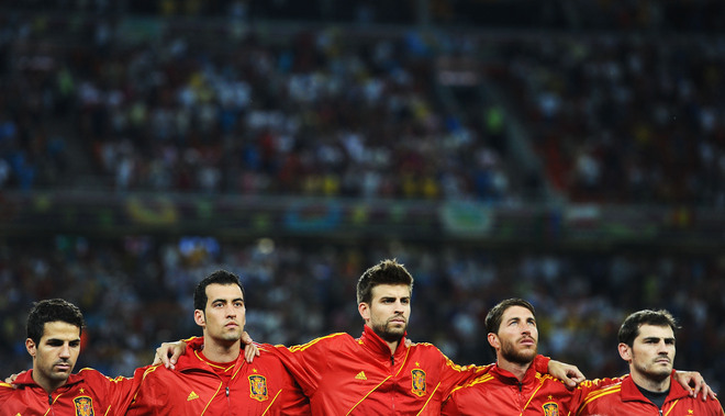 Евро 2012: Испанците преди мач