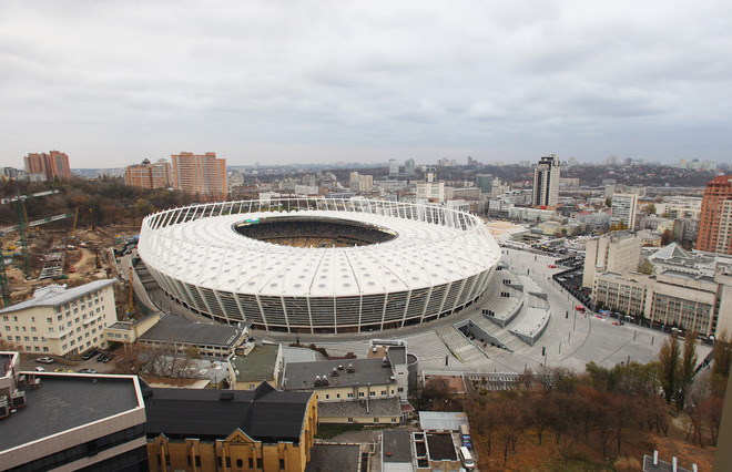 Олимпийският стадион в Киев, 2011