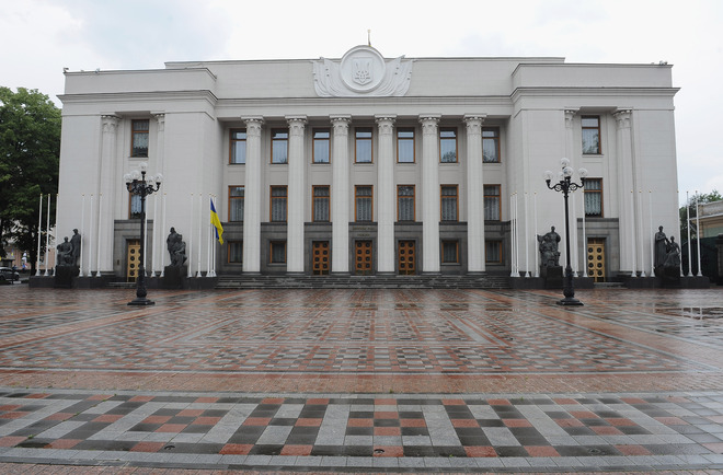 Сградата на парламента в Киев
