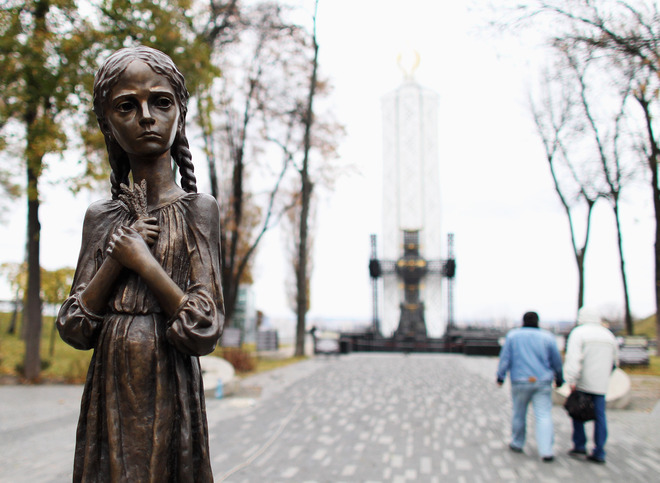 Мемориалът на Гладомор в Киев