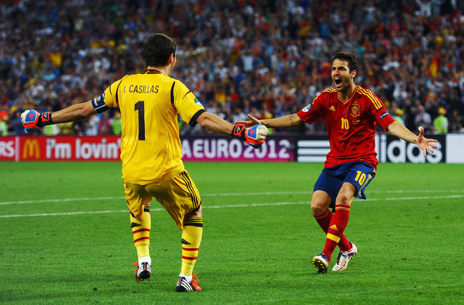 Евро 2012: Касияс и Фабрегас