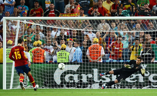 Евро 2012: Серхио Рамос вкарва дузпа