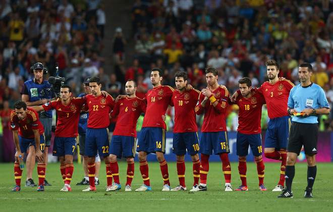 Евро 2012: Испания на дузпите