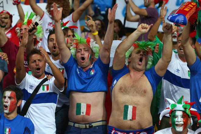 Евро 2012: Запалянковците на Италия