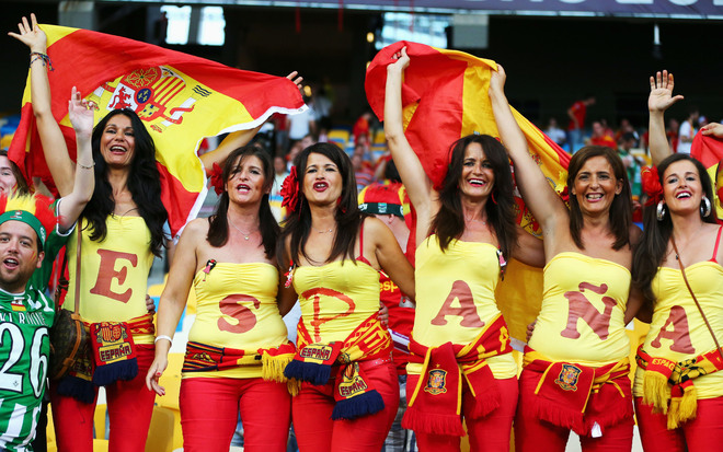 Евро 2012: Фенки на Испания