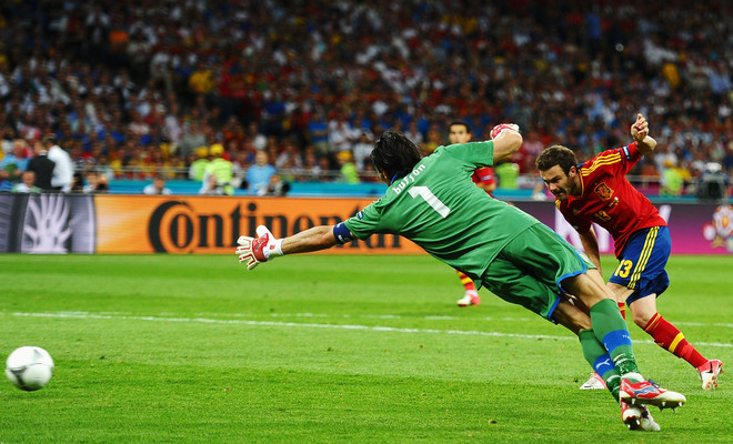 Евро 2012: Четвъртият гол на Испания