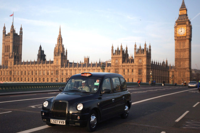 Tipichno londonsko taksi
