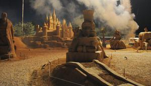 Пясъчни скулптури в Бургас - откриването