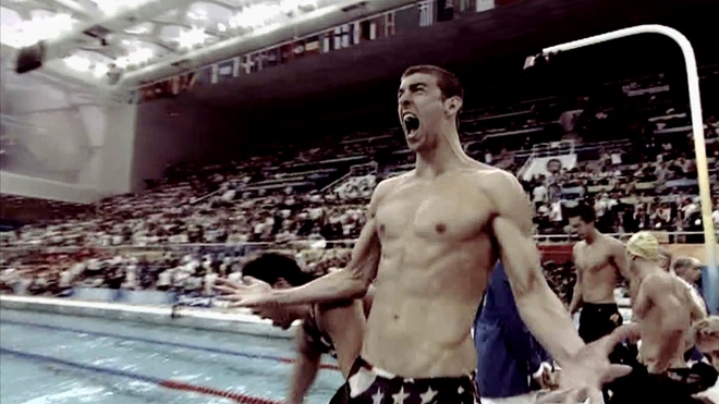 Майкъл Фелпс в олимпийското видео на "Мюз"