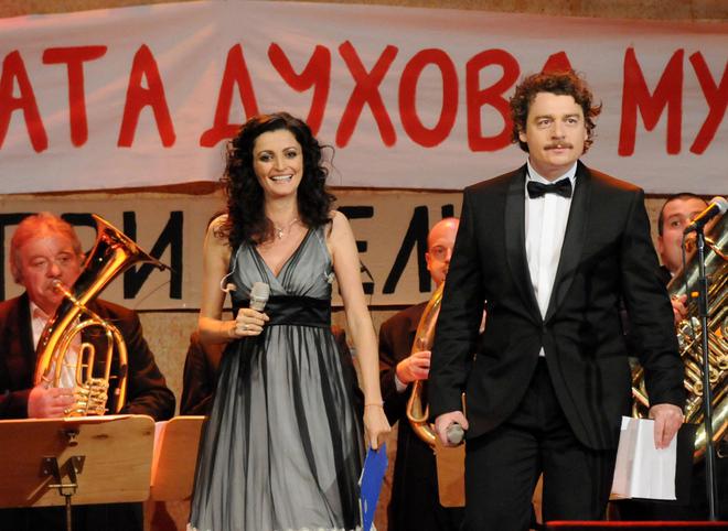 Нина Николина и Камен Донев на концерта й в НДК