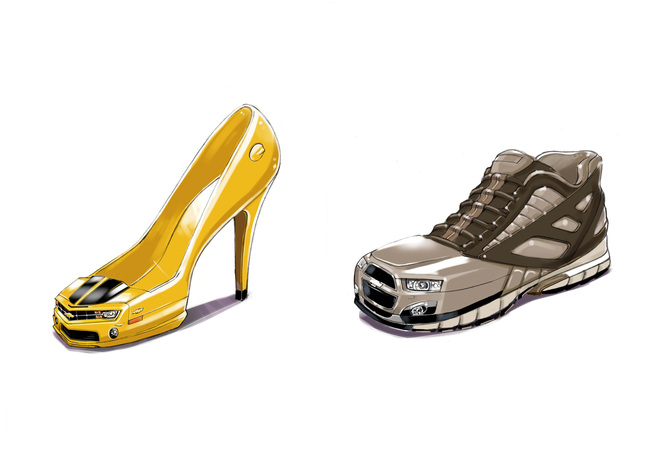 Обувките и автомобилите - перфектната комбинация