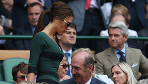 Виктория Бекъм на финала на Уимбълдън