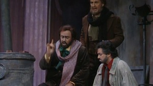 Павароти и Гяуров в "Бохеми"