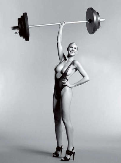 Хайди Клум за сп. Allure