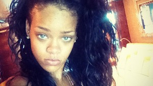 Риана без грим