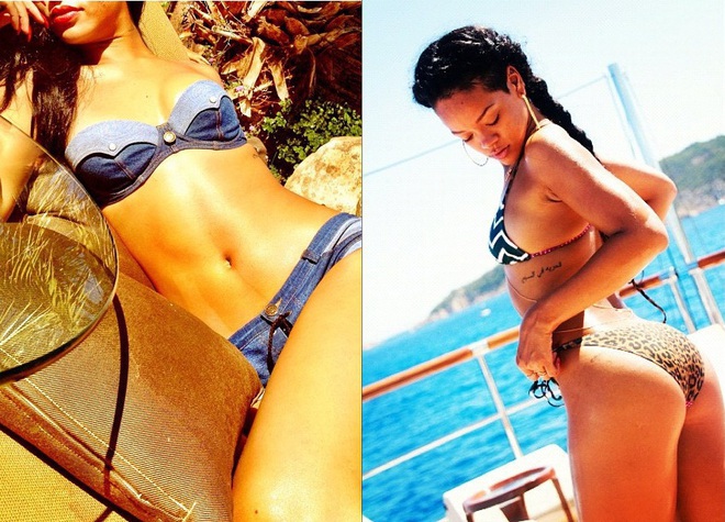 Kолко снимки на Риана по бански можеш да понесеш