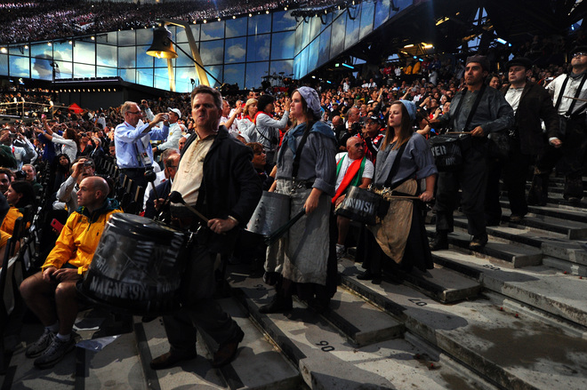 Лондон 2012: Статисти сред публиката