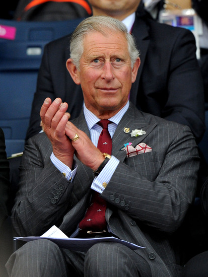 Лондон 2012: Принц Чарлз гледа бадмингтон