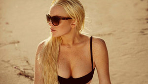 Линдзи на плажа