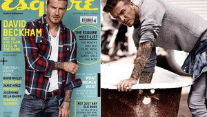 Дейвид Бекъм в сп. Esquire