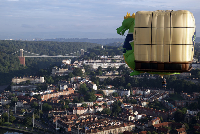 Полет с балон над Бристол