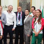 Бойко Борисов с олимпийците ни в Лондон